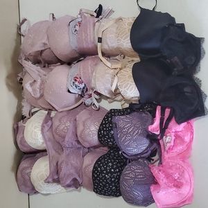 NWT!  18 PIECE BULK LOT VICTORIA'S SECRET BRAS/PANTY